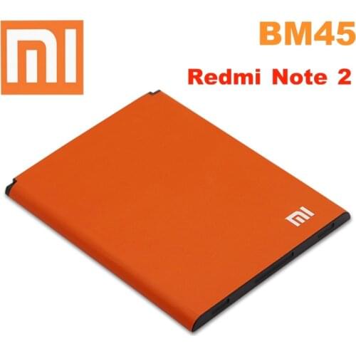 Xiao mi 100% Orginal BM45 3060mAh Battery For Xiaomi Redmi Note 2 BM45 High Quality Phone Replacement Batteries