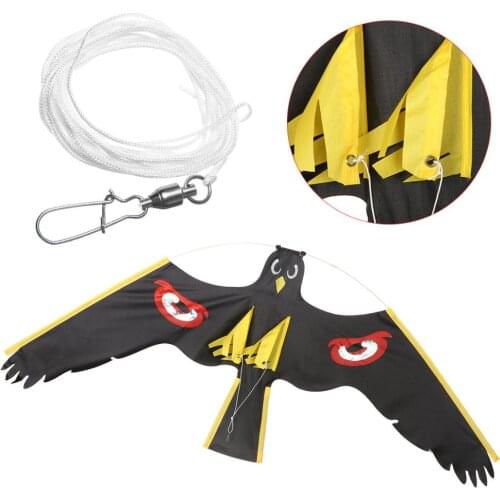 Black Bird Repeller Flying Hawk Kite Only Garden Supplies Scarecrow Protect Farmers Pest Control Repeller Mayitr