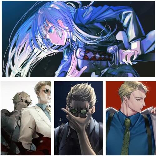 WTQ Sukuna Satoru Gojo Jujutsu Kaisen Posters Canvas Painting Anime Posters Retro Poster Wall Decor Wall Art Picture Home Decor