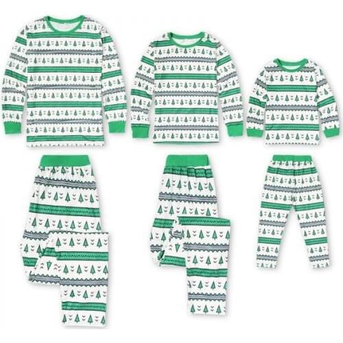 Family Matching Outfit Christmas Family Set Mother Daughter Father Son Clothes Family Clothing sets Christmas stripes clothes