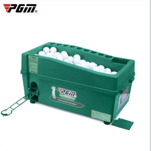 PGM Serving Machine With Ball Dry Rack Automatic Golf Ball Dispenser With Golf Clubs Holder Abs Material Golf Training