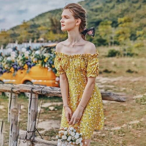 Vaiaye Off-the-shoulder Summer Dresses