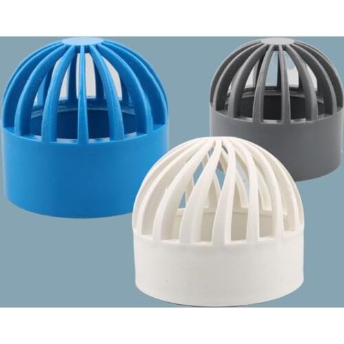 2pcs 20/25/32/40/50/63/75/90/110mm Aquarium Air Duct Vent Cover Breathable Cap Lsolation Net Fish Tank Pipe Filter