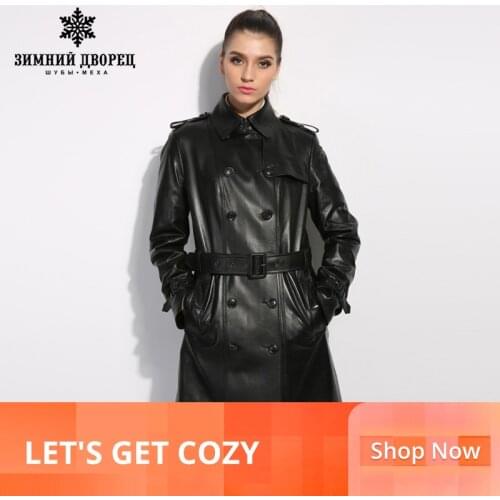 Женские зимние кожаные куртки WINTER PALACE China At AliExpress