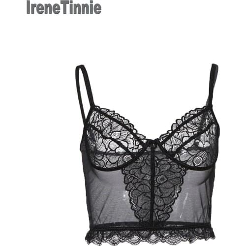 Women Summer Cami Bra Floral Lace Top Fashion Short Tank Crop Top Sleeveless Vest Tee Bustier Bandeau Clothes