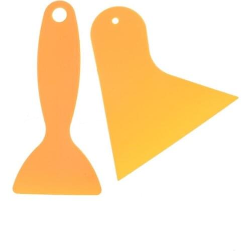 2pcs Bubble Free Car Window Vinyl Film Tint Sticker Scraper Applicator Tool Kit
