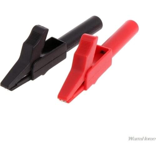 2 Pcs Full Protective Alligator Clips Crocodile Clamp For Professional Multimeter F03 21 Dropshipping