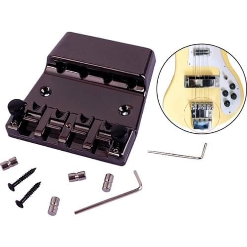 4 String Bass Bridge Electric Bass Guitar Bridge Guitar Bridge Replacement Parts Spare Part