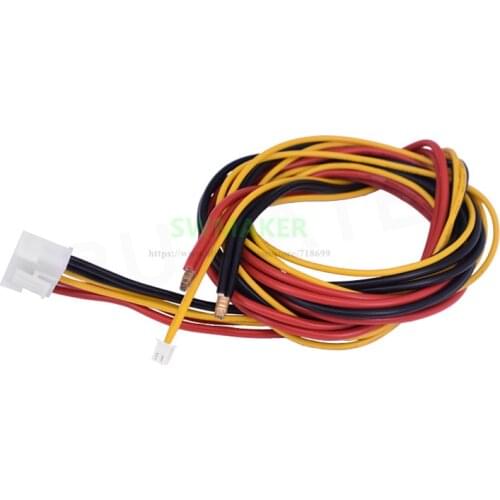 SWMAKER 1pcs aluminum substrate / hot bed / heat bed plate special welding line with connector length 90cm 3D printer parts