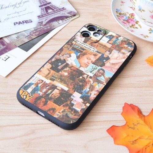 For iPhone Jj Outer Banks Collage Print Soft Matt Apple iPhone Case