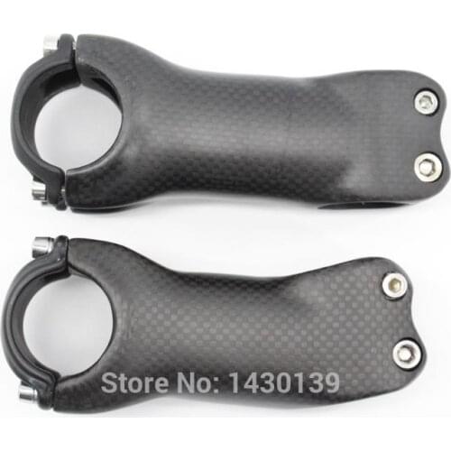 New 6 17 degrees Mountain bike matt 3K full carbon fibre bicycle stems road 31.8*70-130mm 6 17 angle light MTB parts Free ship