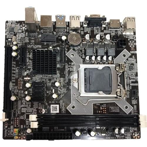 Desktop Mainboard for Core 4th Generation I3 I5 Motherboard Memory Slot 2xDDR3