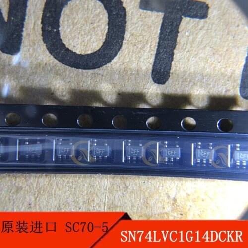 10PCS SN74LVC1G14DCKR encapsulation sc70-6 packaging addresses - 5 printing CFF trigger inverter original products