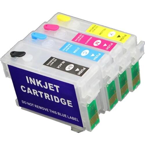 CISSPLAZA T1301XL- T1304 compatible for Epson BX625FWD BX925FWD B42WD BX925 BX535 BX635 SX445 SX525WD SX620 Refill ink Cartridge