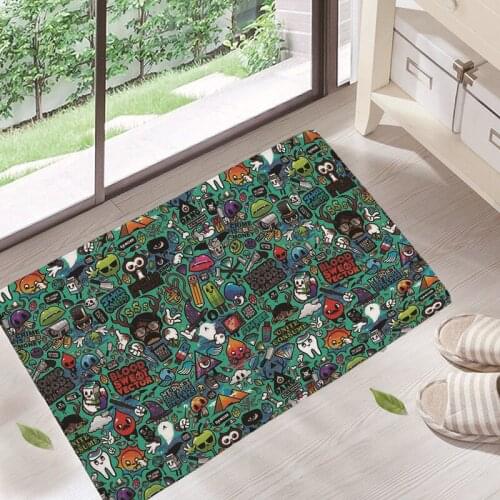 Floor Doormats Living Rooms Anti-slip Carpet for Home Balcony Bedroom Kitchen Bathroom Rug Entrance Door Mat