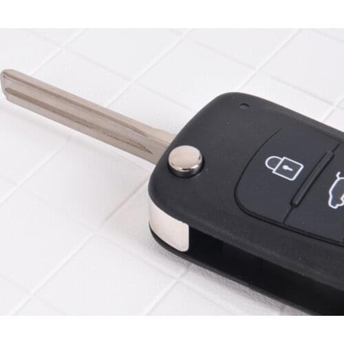 New 1PC Uncut Blade 3 Buttons Flip Folding Remote Fob Key Shell Case for KIA Sportage Rio Rondo K2 K5 Hyundai i30 i35 iX20