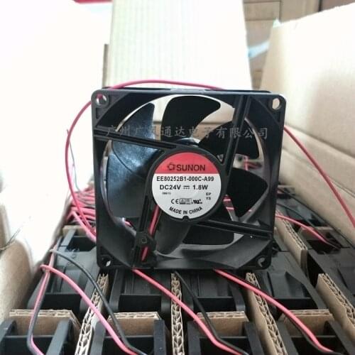 NEW EE80252B1-000C-A99 8025 24V 1.8W DC cooling fan