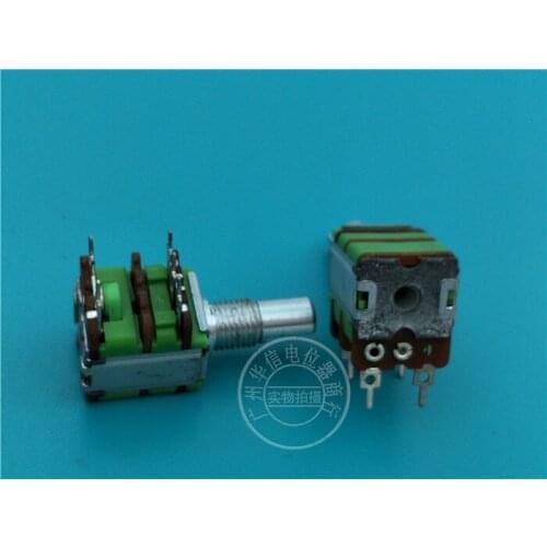 Original new 100% import 125 Type single band switch potentiometer A10K handle with thread length 15MMF