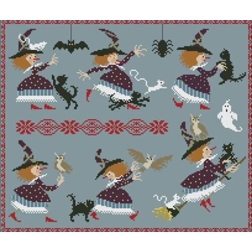 Genuine Product Egypt Long-staple Cotton Self-Made cross stitch kits Suite Halloween Small Wizard