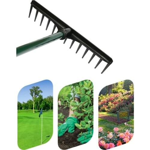Plastic Golf Rake for Golf Course Sand Trap Bunker Personal Care Grip Rake Head Replacement Attachment