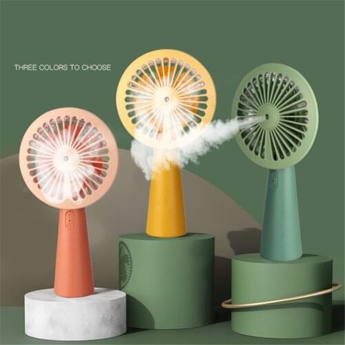 Portable Water Spray Mist Fan Electric Usb Rechargeable Handheld Mini Fan Cooling Air Conditioner Humidifier For Outdoor#dg4