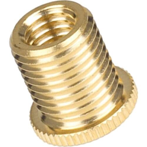 Manual Car Gear Shift Knob Aluminum M8*1.25 Threaded 15mm Length Nut Insert