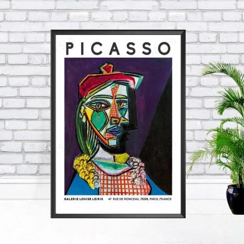 Violin and Grapes 1912 by Pablo Picasso, a Lover in a Beret Art Print, Exhibition Poster - Gift Idea - Wall Art Poster Print