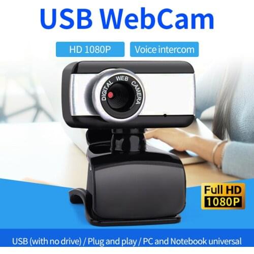 Webcam HD Desktop Laptop PC Web Camera 720p with Microphone USB Plug and Play Teaching Live Conference Computer Cameras HD1080p