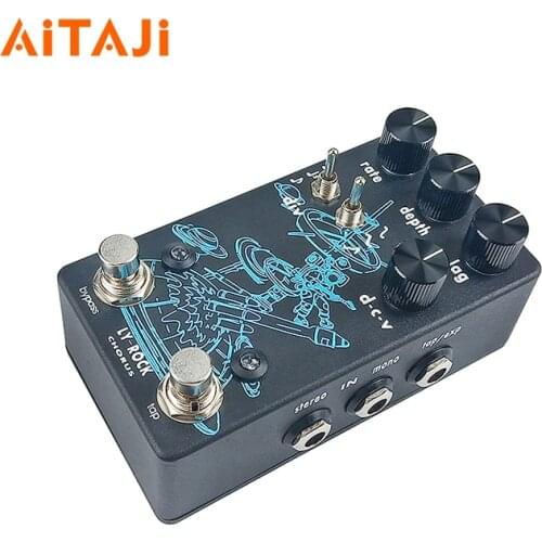 Stereo Chorus Guitar Effects Pedal Replace For Walrus Audio Deluxe Chorus Effector 9V 100mA 1pc