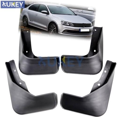 For Volkswagen VW Jetta Sedan 2015 2016 2017 Mudflaps Splash Guards Front Rear Mud Flap Mudguards Fender Set Molded Mud Flaps