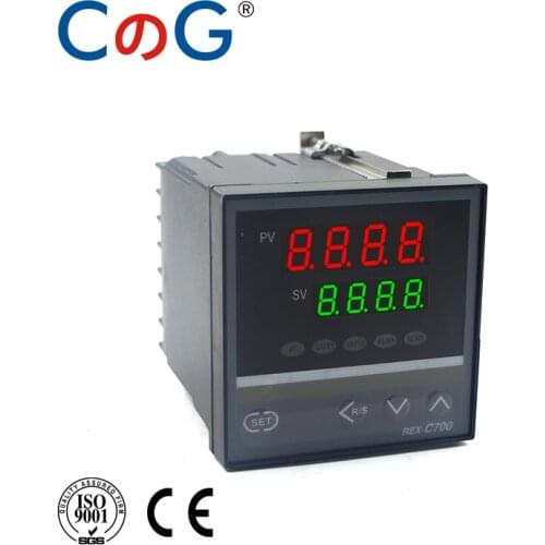 CG REX C700 72*72mm 800 Degree Input K J PT100 0-10V 4-20mA PID Output SSR Relay 220V 24V 380V Thermostat Temperature Controller