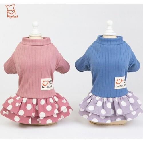 Designer Dog Clothes Vest for Small Medium Dogs Girl Dress Cute Summer French Bulldog Clothes for Pug York Chihuahua Pomeranian