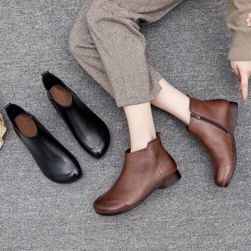 ENLU Women's Ankle Boots