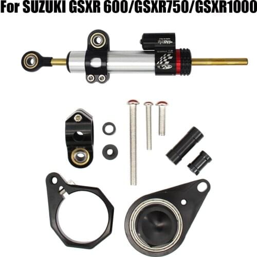 CNC Stabilizer Steering Damper Mount Bracket Holder Kit For Suzuki GSX-R/GSXR600 GSXR750 2006-2010/GSXR1000 2007 2008