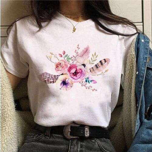 Short Sleeve tshirt 2021 New Summer T-shirt Fashion t shirt 90s Girls Harajuku Tshirt Wild One Printed Tshirt O-neck Tshirt