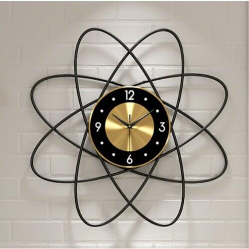 Nordic wall clock living room household fashion atmosphere simple modern decorative clock art creative personality silent clock