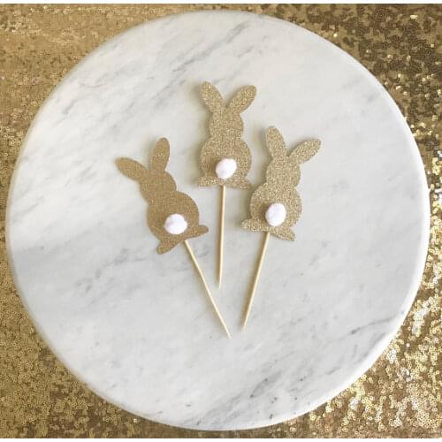 Some bunny loves you, bunny cupcake toppers, rabbit cupcake toppers