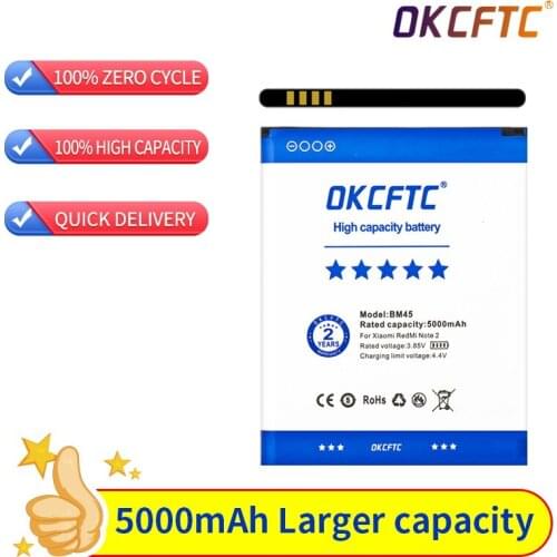 OKCFTC Xiaomi Redmi Note 2 Batteries
