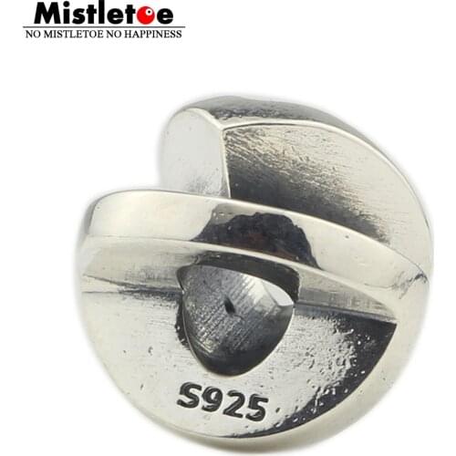 Mistletoe 925 Sterling Silver Charm Bead European Jewelry
