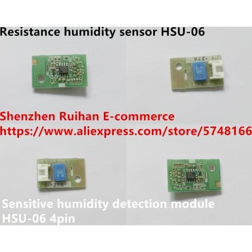 Original new 100% resistance humidity sensor sensitive humidity detection module HSU-06 4pin (SWITCH)