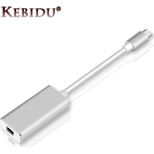 Kebidu USB C to Mini DP 4K 60Hz USB 3.1 Type C to Mini Display Port Adapter Thunderbolt 3 to Mini DP Converter for MacBook Pro
