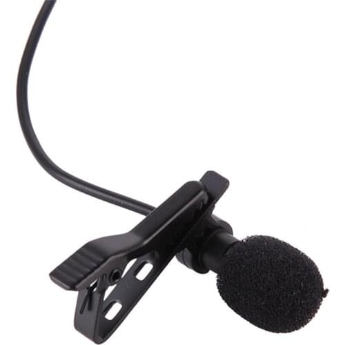Mini 3.5mm Jack Wired Clip-ons Lapel Lavalier Microphone Mic for Mobile Phone Portable Gift