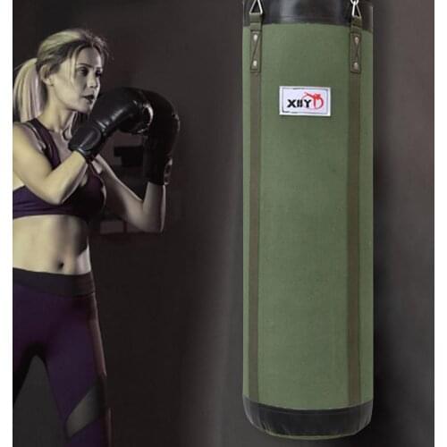 Fitness Training MMA Boxing Kick Muay Thai Hanging Sandbag Punching Bag Gloves Guard Kit For Kid Adult Force Core Training Tools