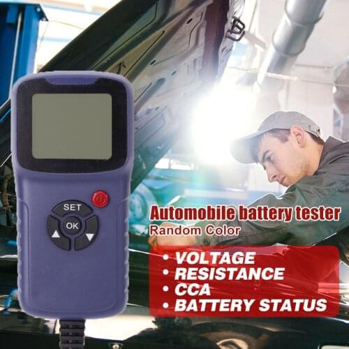 Spot Car Battery Tester Automotive Digital Battery Analyzer Voltage Resistance Test Tool for Vehicle M8617