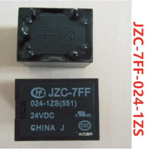 100pcs JZC-7FF-024-1ZS relay