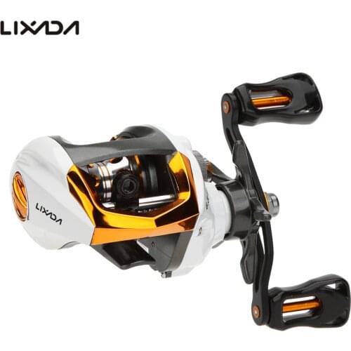 Lixada Fishing Reel 13BB Ball Bearing GT 6.3:1 Baitcasting Fishing Reel Coils with Brake System for carp molinete de pesca