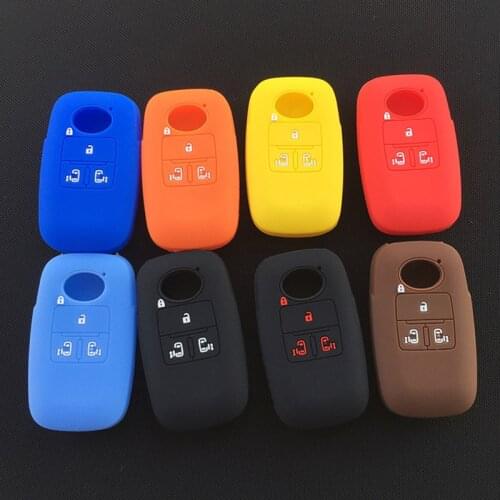 Silica Gel Car Key Cover for Daihatsu Tanto Key Holder Remote Control Case for toyota Alarm Rubber Covers for Car Keys