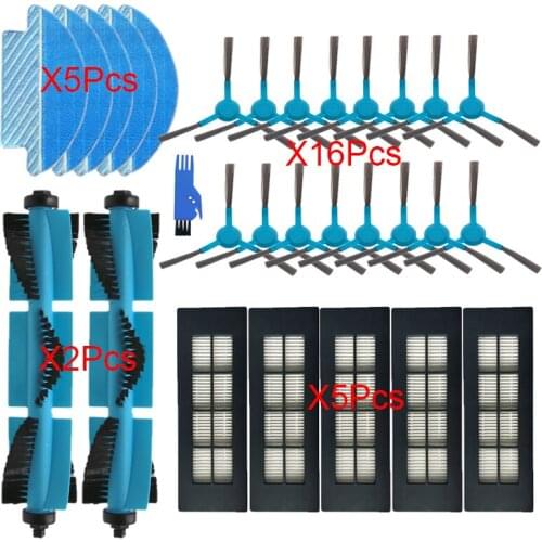 Replacement Main Roller Brush Side Brushes For Cecotec Conga 3090 Series Vacuum Cleaner HEPA Filter Mop Cloth Water Tank Parts