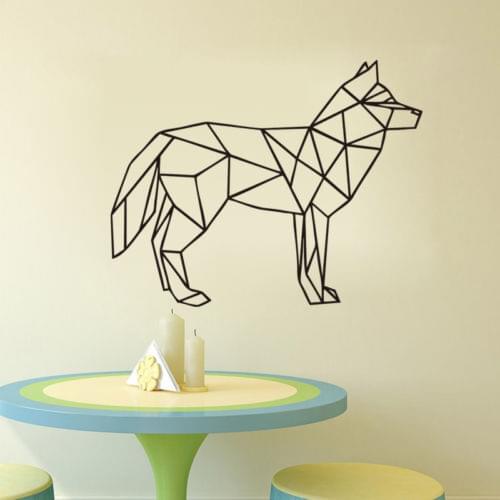 Geometric Wolf Bedroom Vinyl Wall Stickers Waterproof Home Wall Stencil For Childrens Room Special Art Removable Decal SYY82