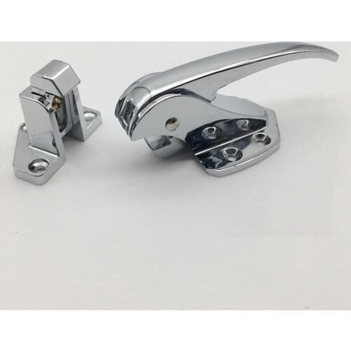 Zinc Alloy Security Hasp Latch Lock Oven Pressing Door Lock Large Freezer Refridgerator Handle Door Lock Parts